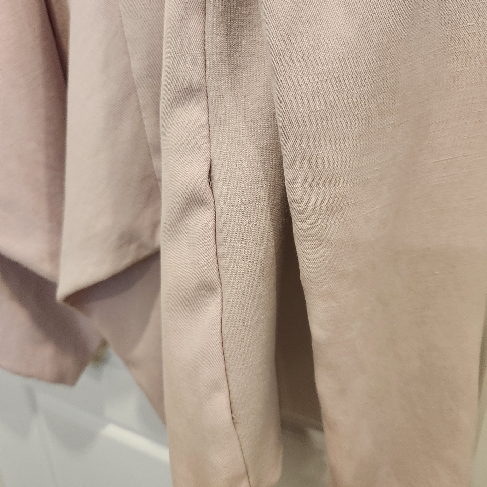 🟣 XS BCBGMaxAzria Pink Blazer with Waterfall Front - Picture 5 of 9